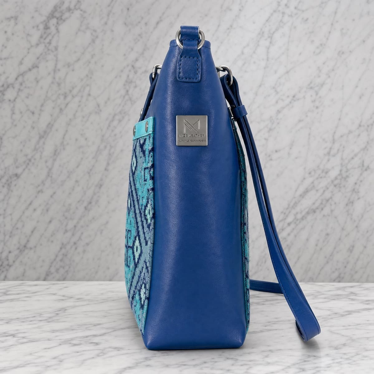 Blue Aztec Shoulder Bag — view 3