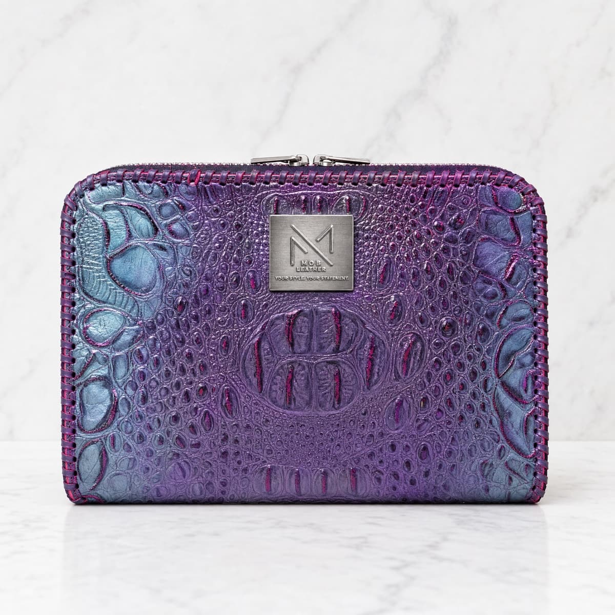 Purple Croc Wallet
